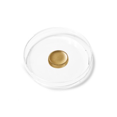 Złoto muszelkowe 23,75 karata, rozpuszczalne w wodzie – średnica ok. 7 mm