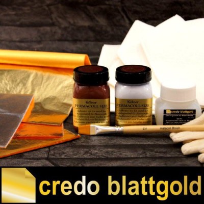 Starterset Vergolder-Set komplett - Blattgold Imitat